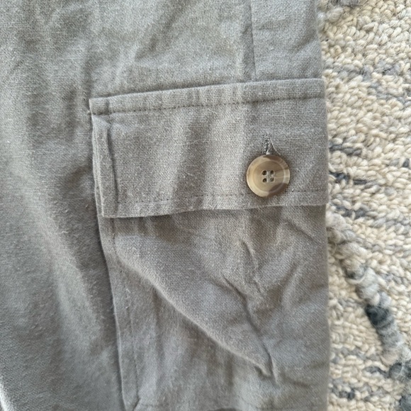 Light green/khaki breathable high waisted beachy pant size M - Sisstr Evolution - Picture 2 of 7